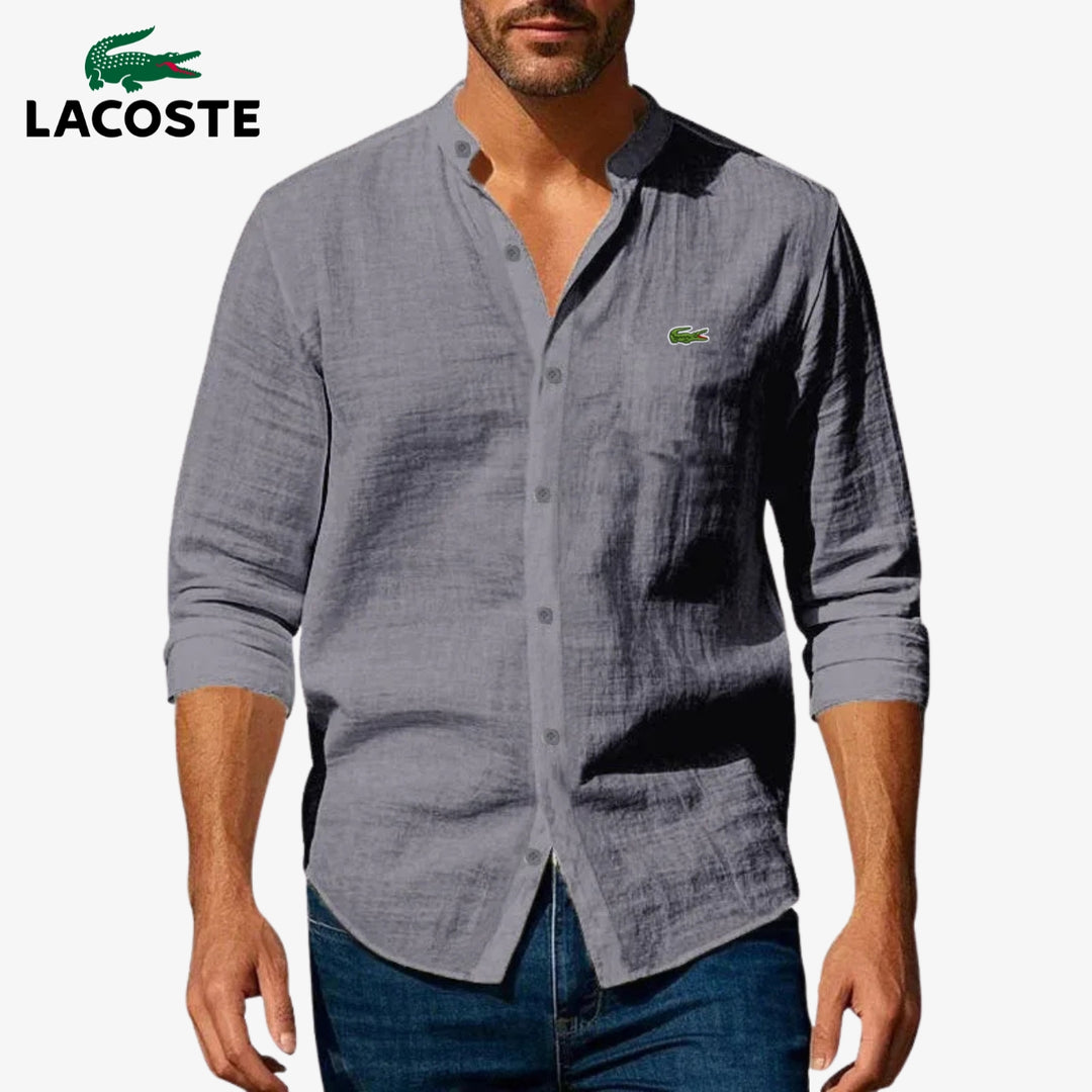 ᏞΑᏟОՏᎢΕ – Elegantes Hemd mit steifem Kragen
